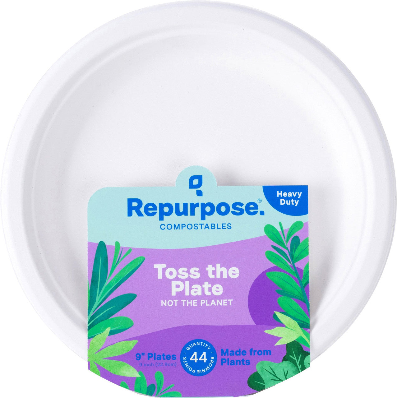 RPURP PLATES COMPST 9 IN ( 6 X 44 CT   )