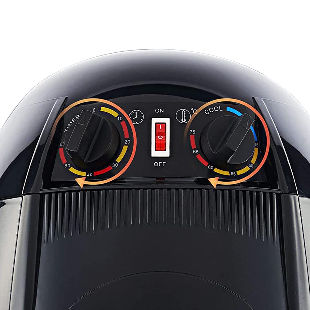 Stand hair dryer hood